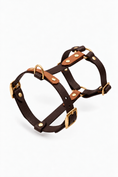 Bild in Galerie-Betrachter laden, Waterproof BioThane® Dog Harness – Beta Collection, Light Brown & Dark Brown | CHOUCHOÚ®