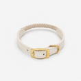 Bild in Galerie-Betrachter laden, Leather & Rope Dog Collar – Terra Collection, Olive | CHOUCHOÚ®