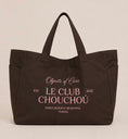 Carica l'immagine nel visualizzatore della galleria, “Le Club Chouchoú” Canvas Tote Bag