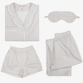 Carica l'immagine nel visualizzatore della galleria, Women's pajama suit with piping/ruffles, CHOUCHOÚ®