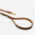 Charger l'image dans la visionneuse de la galerie, Waterproof BioThane® Dog Leash – Dark Brown & Light Brown | CHOUCHOÚ®