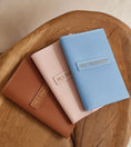 Carica l'immagine nel visualizzatore della galleria, Leather cover for international veterinary passport for dogs, pink, CHOUCHOÚ
