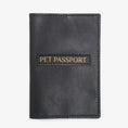 Carica l'immagine nel visualizzatore della galleria, Leather cover for international veterinary passport for dogs, pink, CHOUCHOÚ
