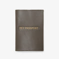 Carica l'immagine nel visualizzatore della galleria, Leather cover for international veterinary passport for dogs, pink, CHOUCHOÚ