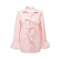 Carica l'immagine nel visualizzatore della galleria, Women's pajama suit with piping/ruffles, CHOUCHOÚ®