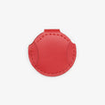 Cargar la imagen en la vista de la galería, Leather holder for dogs "Classy" for AirTag, red, CHOUCHOÚ
