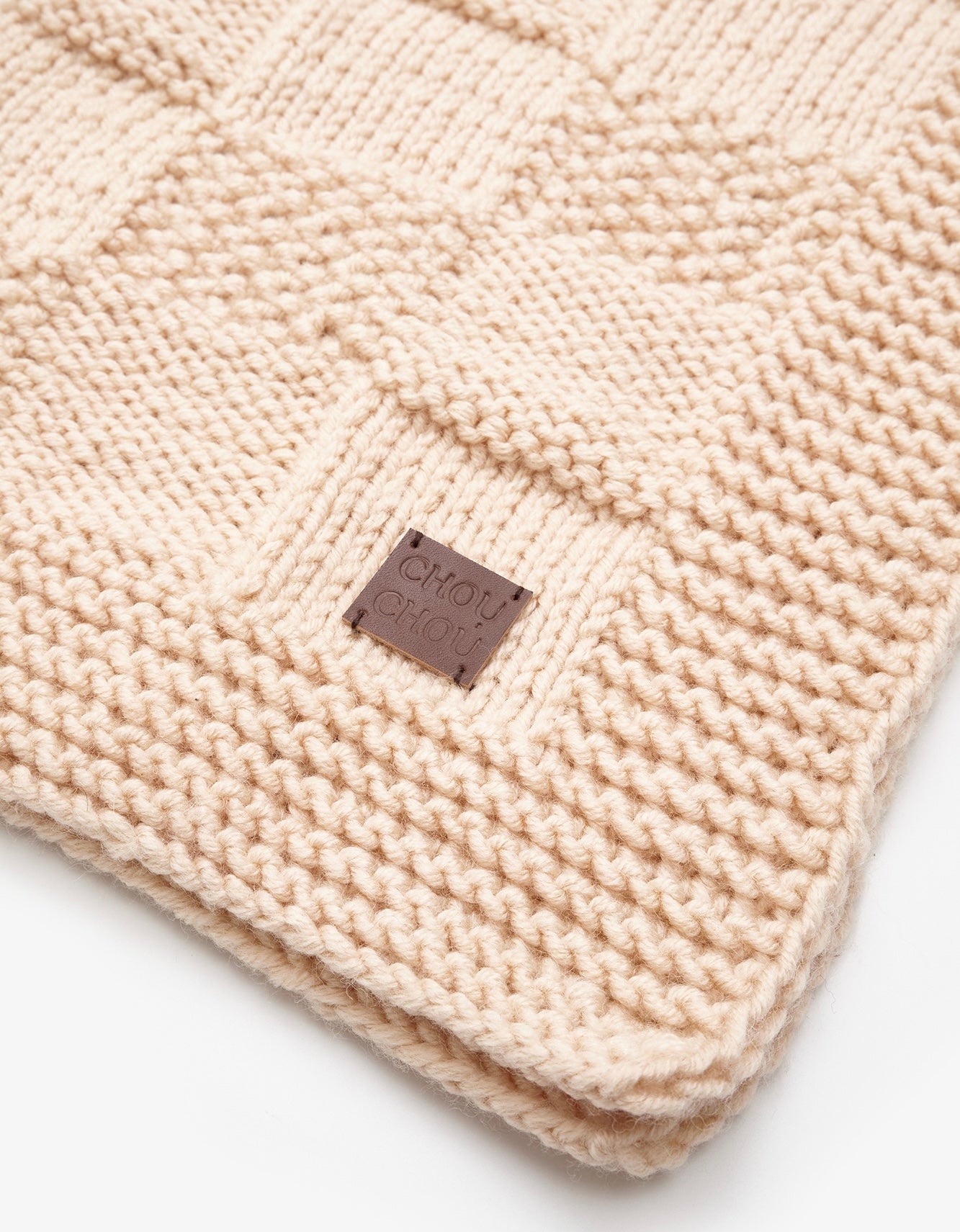 Dog blanket "Chess" beige S, CHOUCHOÚ