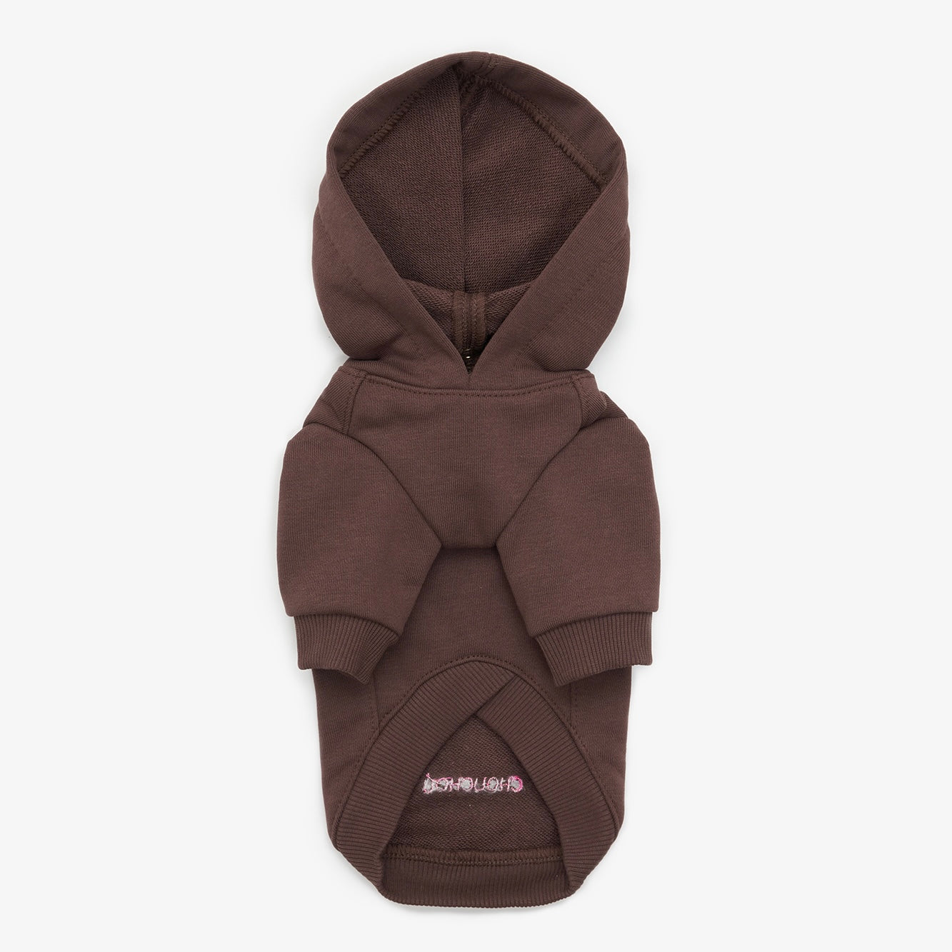 Hoodie for dogs, chocolate brown   XXS, CHOUCHOÚ