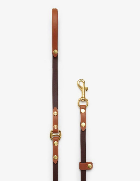 Waterproof BioThane® Dog Leash – Dark Brown & Light Brown | CHOUCHOÚ®