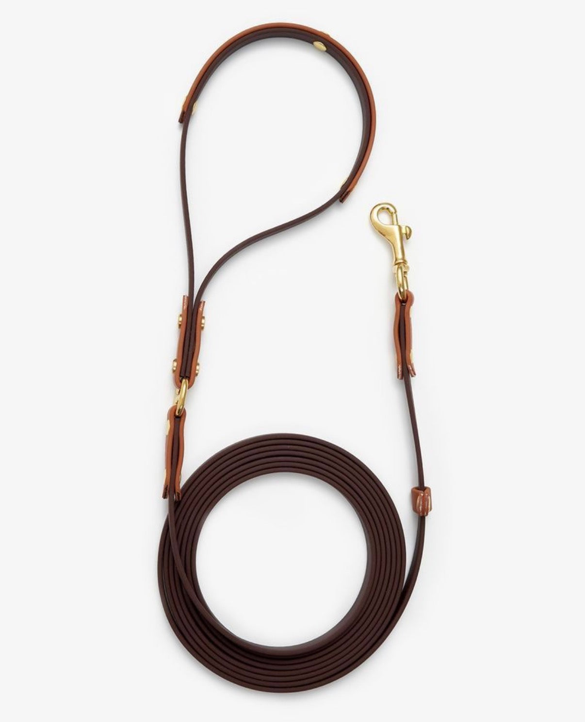 Waterproof BioThane® Dog Leash – Dark Brown & Light Brown | CHOUCHOÚ®