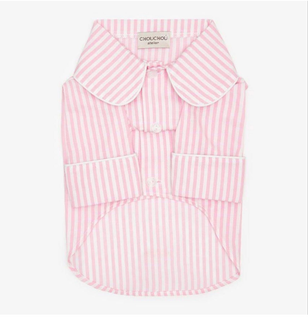 Shirt striped for dogs with blue and white trim, CHOUCHOÚ®