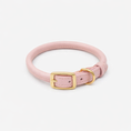 Charger l'image dans la visionneuse de la galerie, Lightweight Leather Dog Collar – Air Collection, Blush Pink | CHOUCHOÚ®
