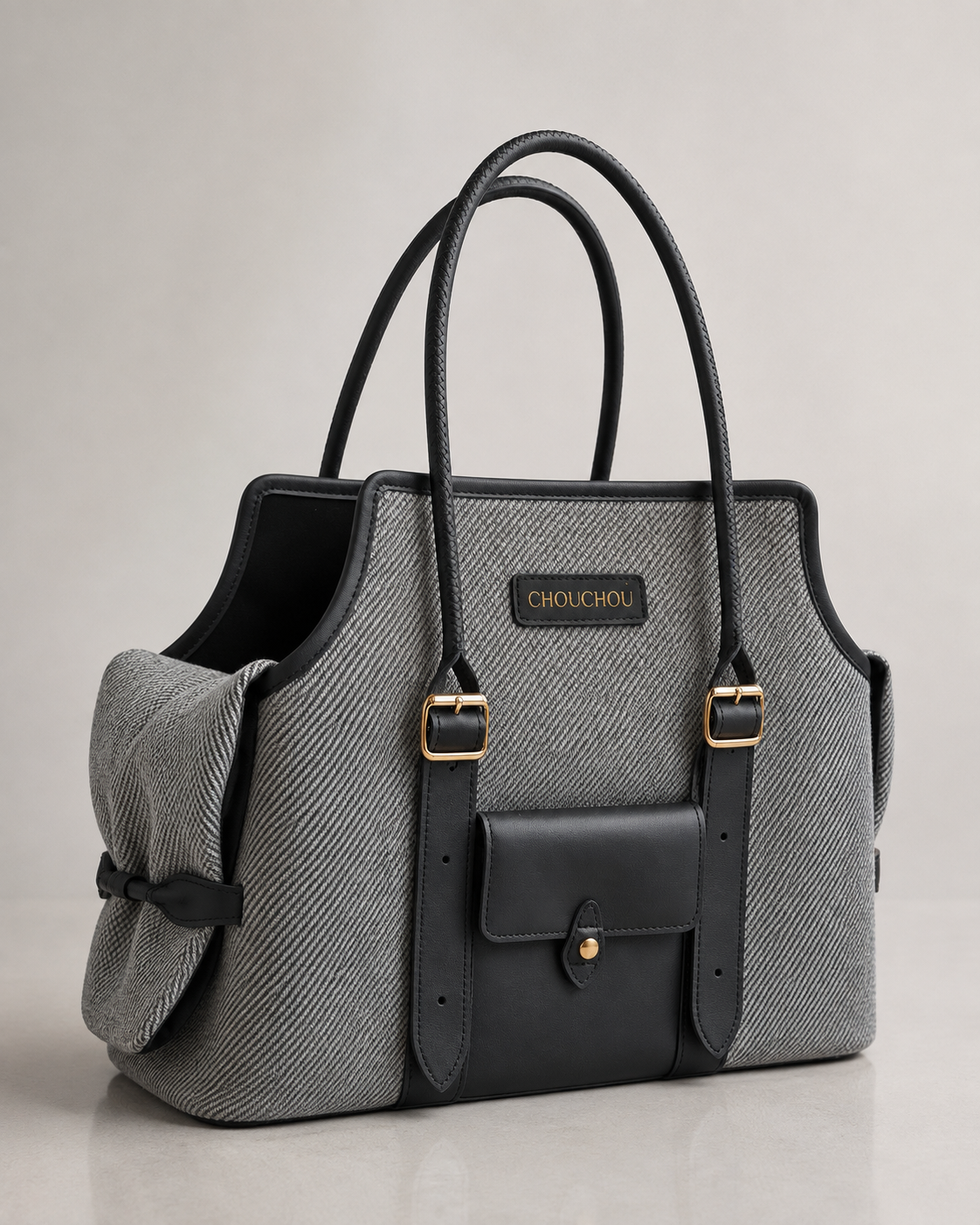 Limited Leather Dog Carrier Bag — “Classy” Collection