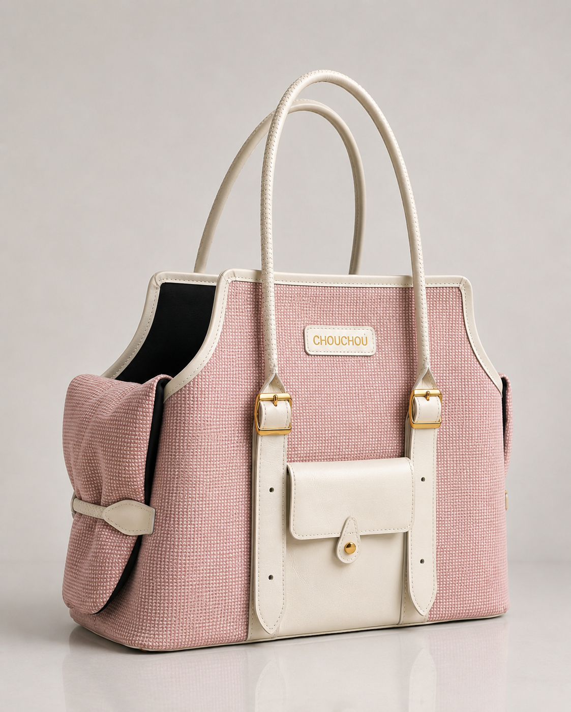 Limited Leather Dog Carrier Bag — “Classy” Collection