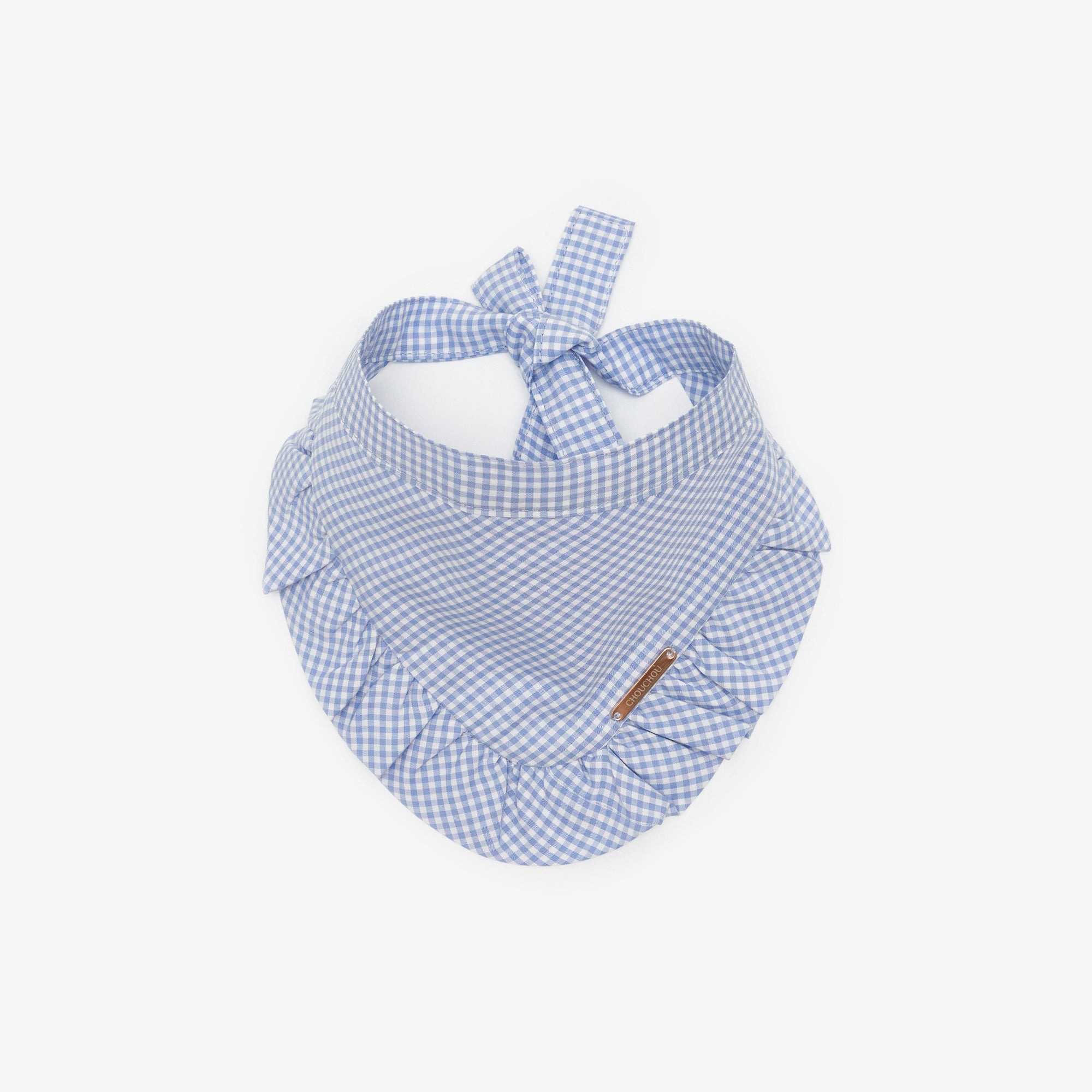 Bandana with piping & ruffles for dogs, CHOUCHOÚ