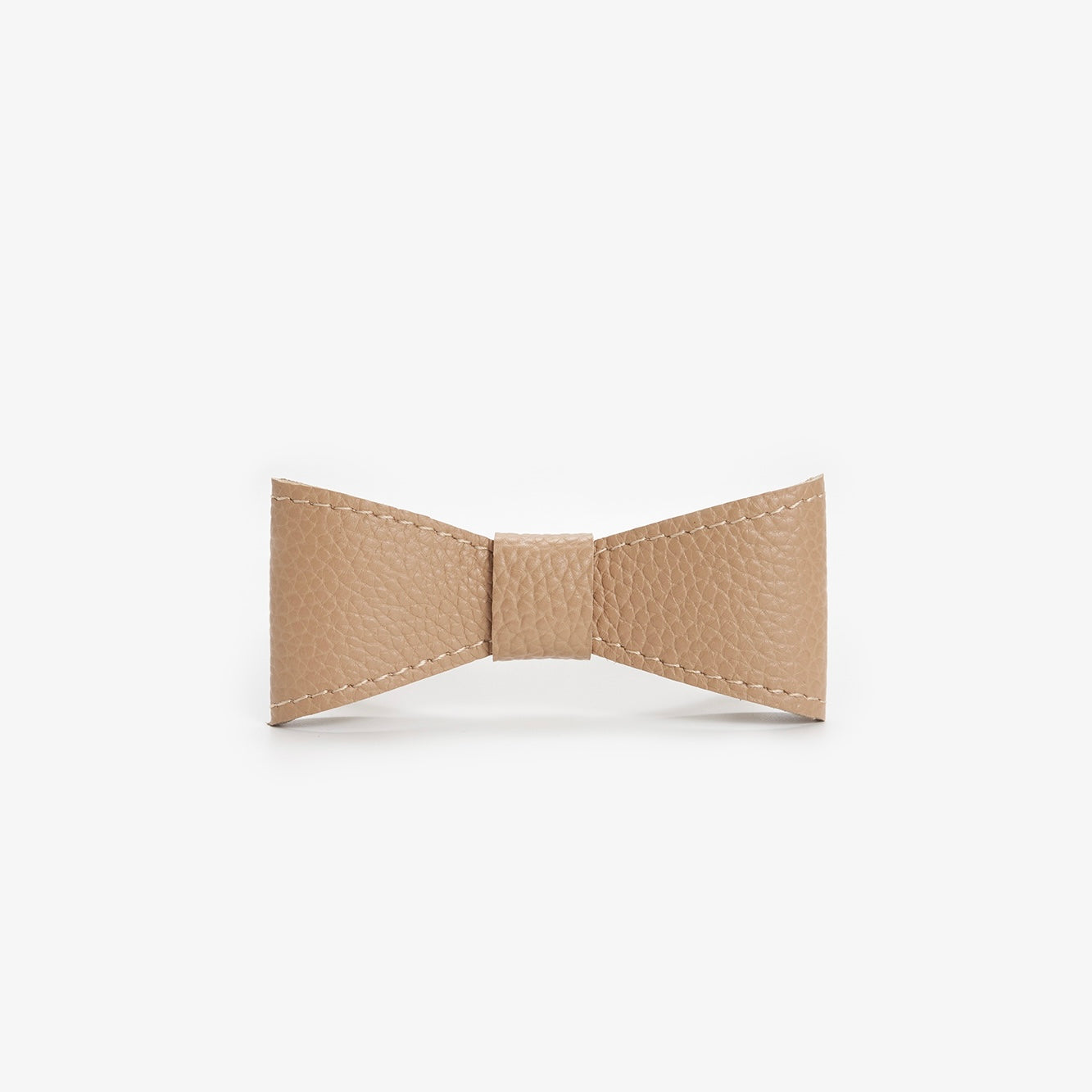 Leather bow for dog collar "Caviar" black, CHOUCHOÚ