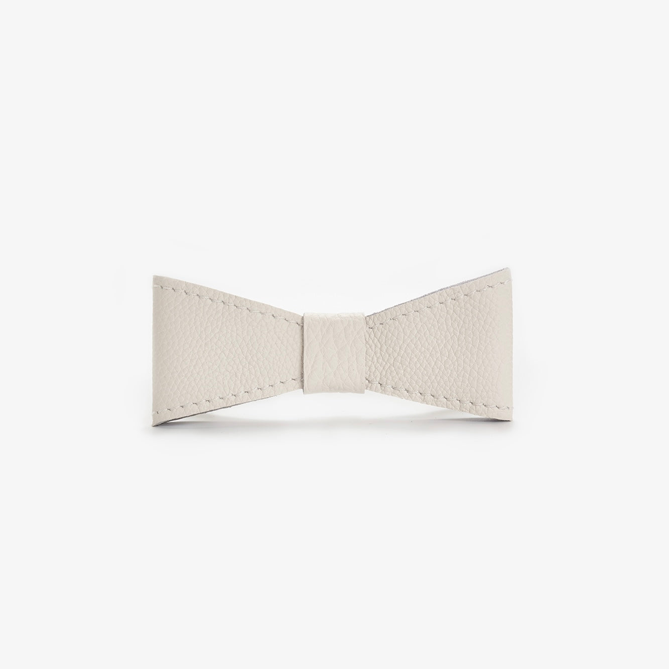 Leather bow for dog collar "Caviar" black, CHOUCHOÚ