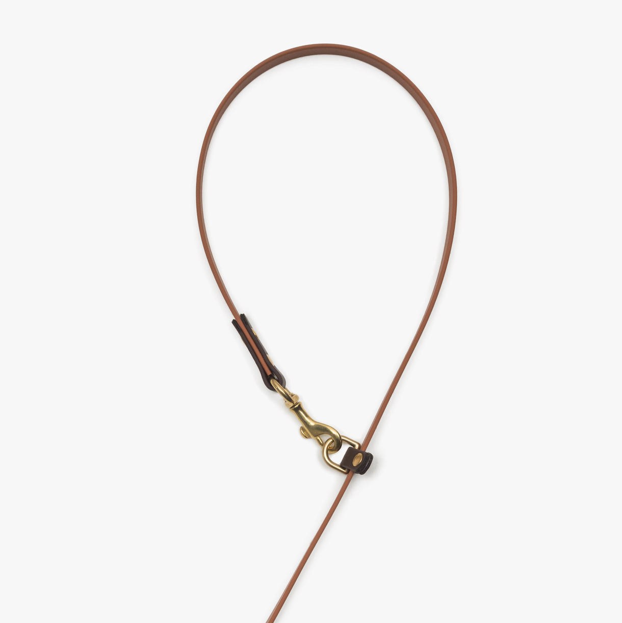 Waterproof BioThane®Hands-Free 3-in-1 Dog Leash – Dark Brown & Light Brown | CHOUCHOÚ®