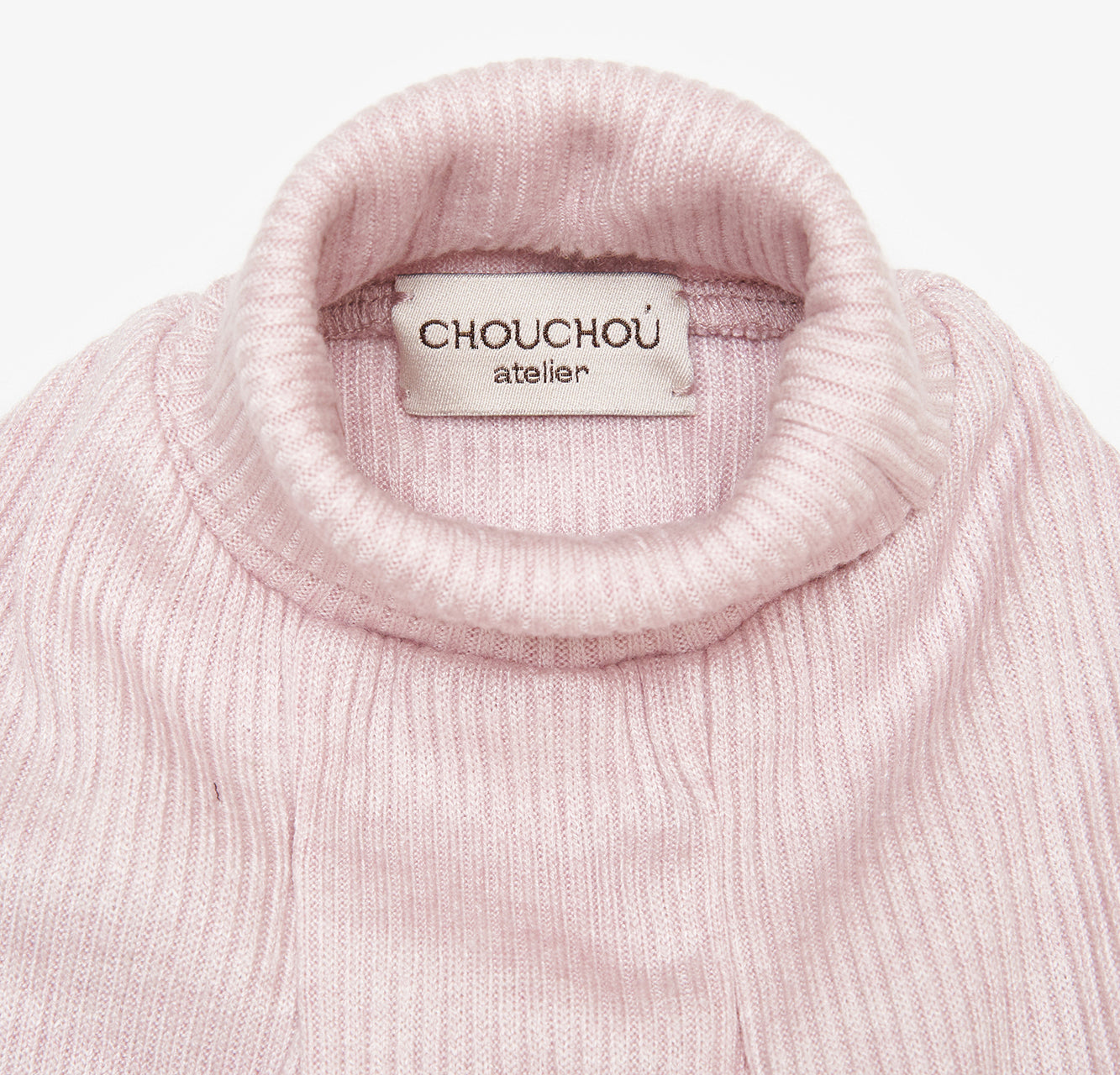Angora Knit Dog Turtleneck, Beige | CHOUCHOÚ®