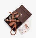 Load image into Gallery viewer, Signature Leather Dog Walking Set — Harness, Leash & Poop Bag Holder, Brown | CHOUCHOÚ®
