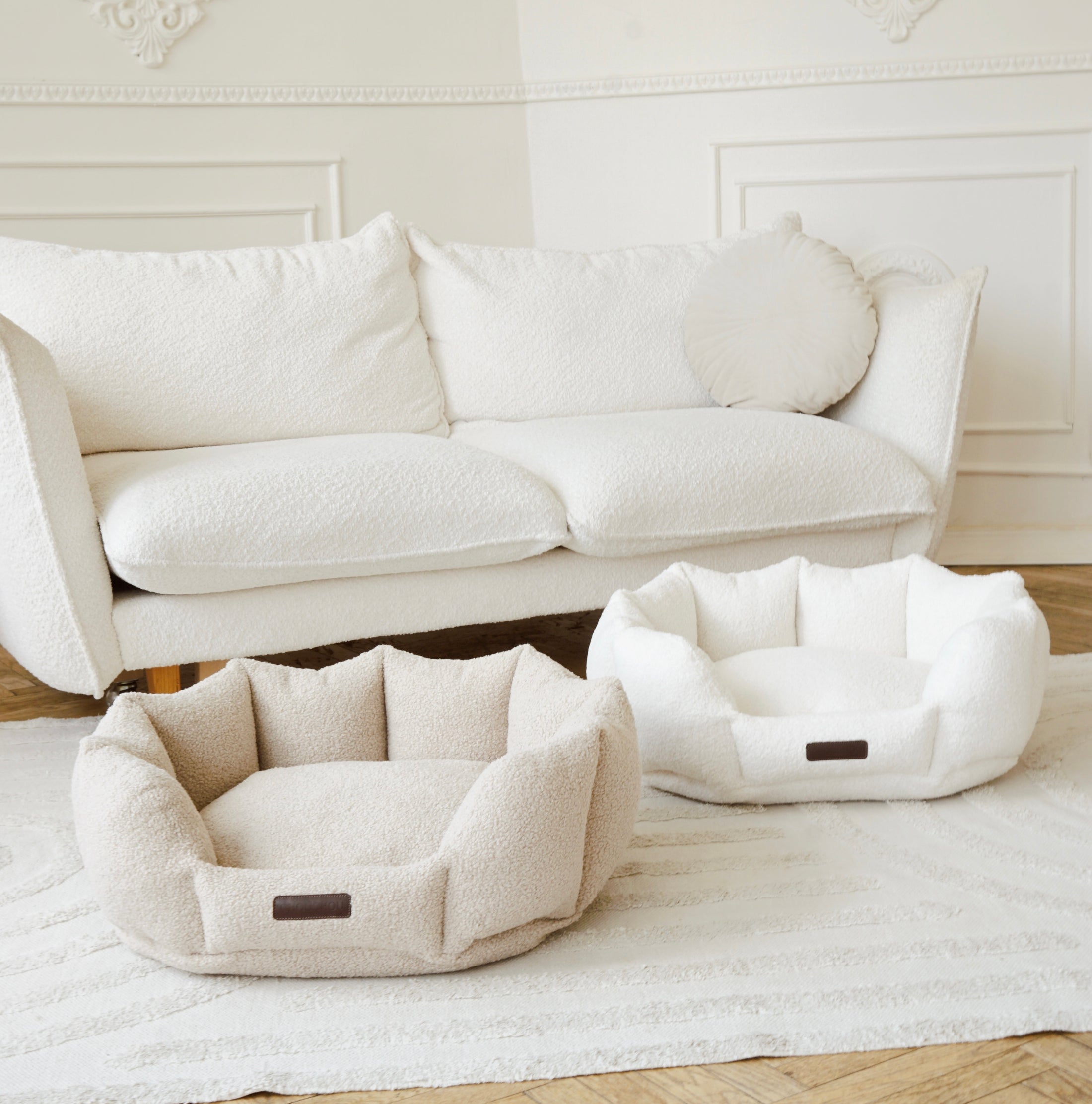Luxury Orthopedic Dog Bed — Shell Teddy Collection — Premium Comfort Pet Bed | CHOUCHOÚ®