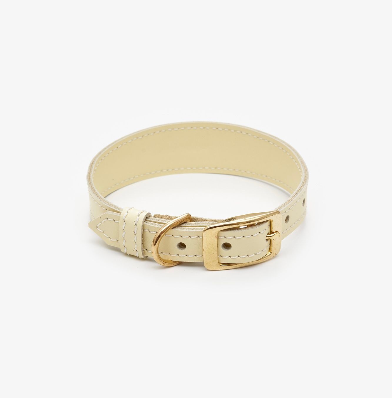 Leather Dog Collar – Almond Collection | CHOUCHOÚ®