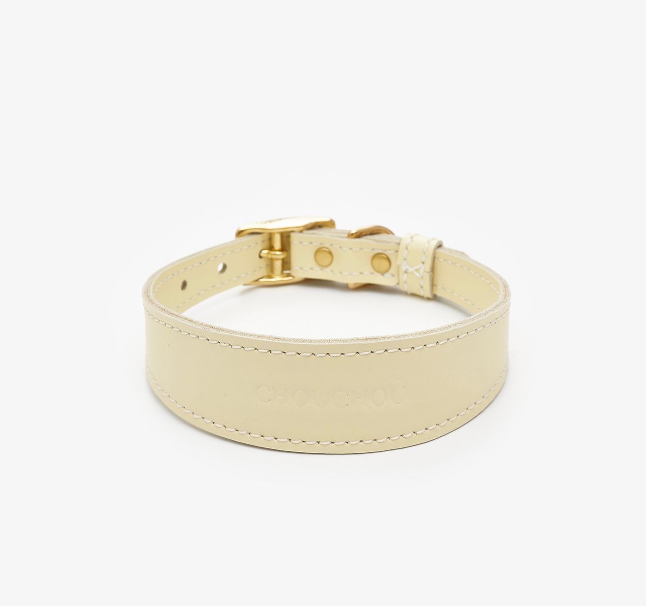 Leather Dog Collar – Almond Collection | CHOUCHOÚ®