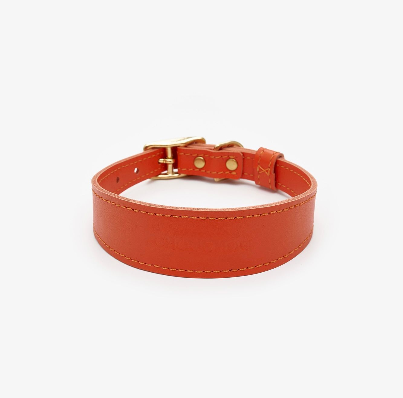 Leather Dog Collar – Almond Collection | CHOUCHOÚ®
