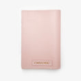 Carica l'immagine nel visualizzatore della galleria, Leather cover for international veterinary passport for dogs, pink, CHOUCHOÚ
