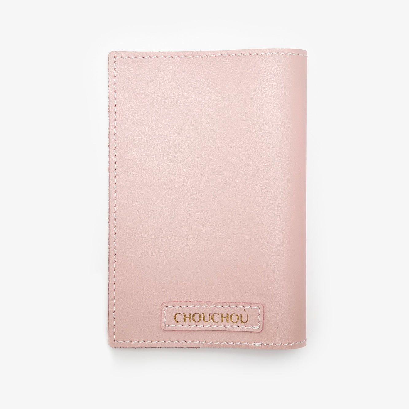 Leather cover for international veterinary passport for dogs, pink, CHOUCHOÚ