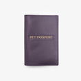 Carica l'immagine nel visualizzatore della galleria, Leather cover for international veterinary passport for dogs, pink, CHOUCHOÚ
