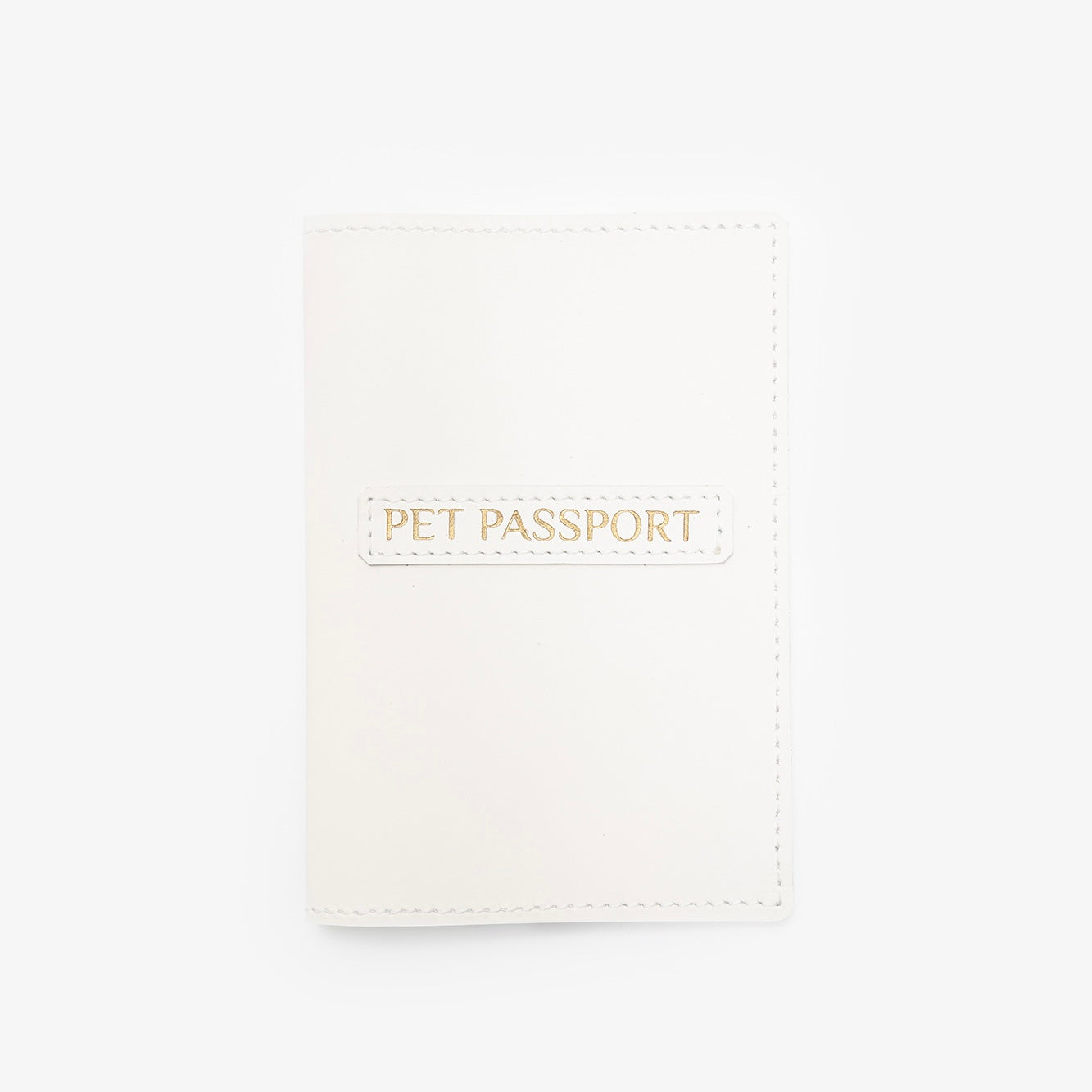 Leather cover for international veterinary passport for dogs, pink, CHOUCHOÚ