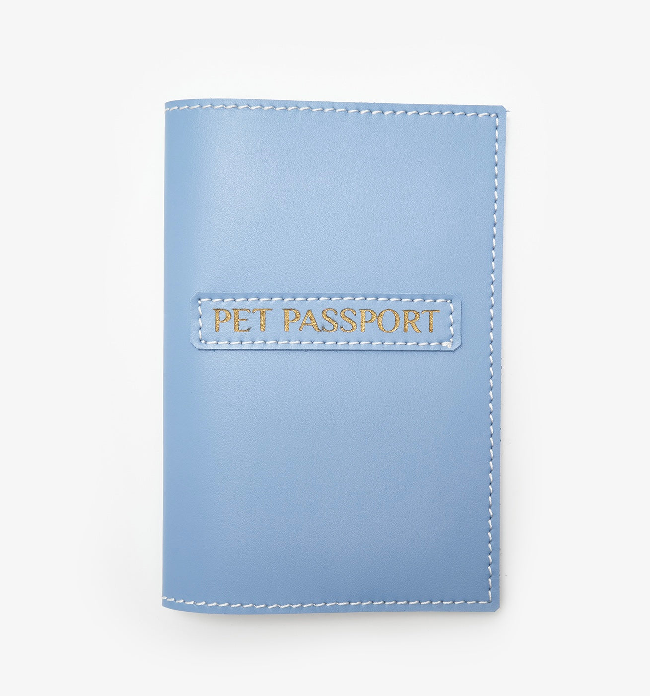 Leather cover for international veterinary passport for dogs, pink, CHOUCHOÚ
