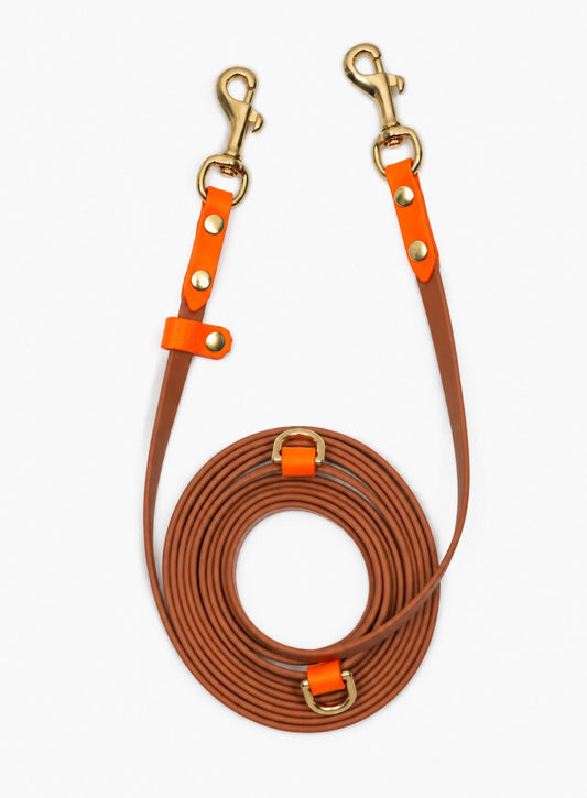 WATERPROOF BIOTHANE DOG LEASH “BIOTHANE BETA” LIMITED — HANDS FREE