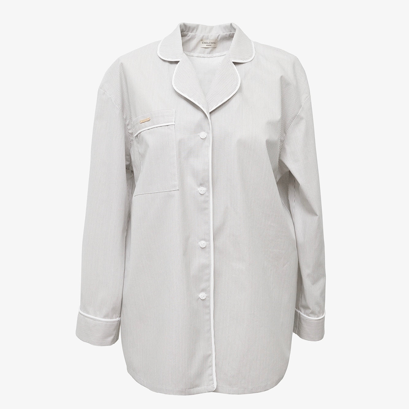 Women's pajama suit with piping/ruffles, CHOUCHOÚ®
