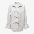 Carica l'immagine nel visualizzatore della galleria, Women's pajama suit with piping/ruffles, CHOUCHOÚ®
