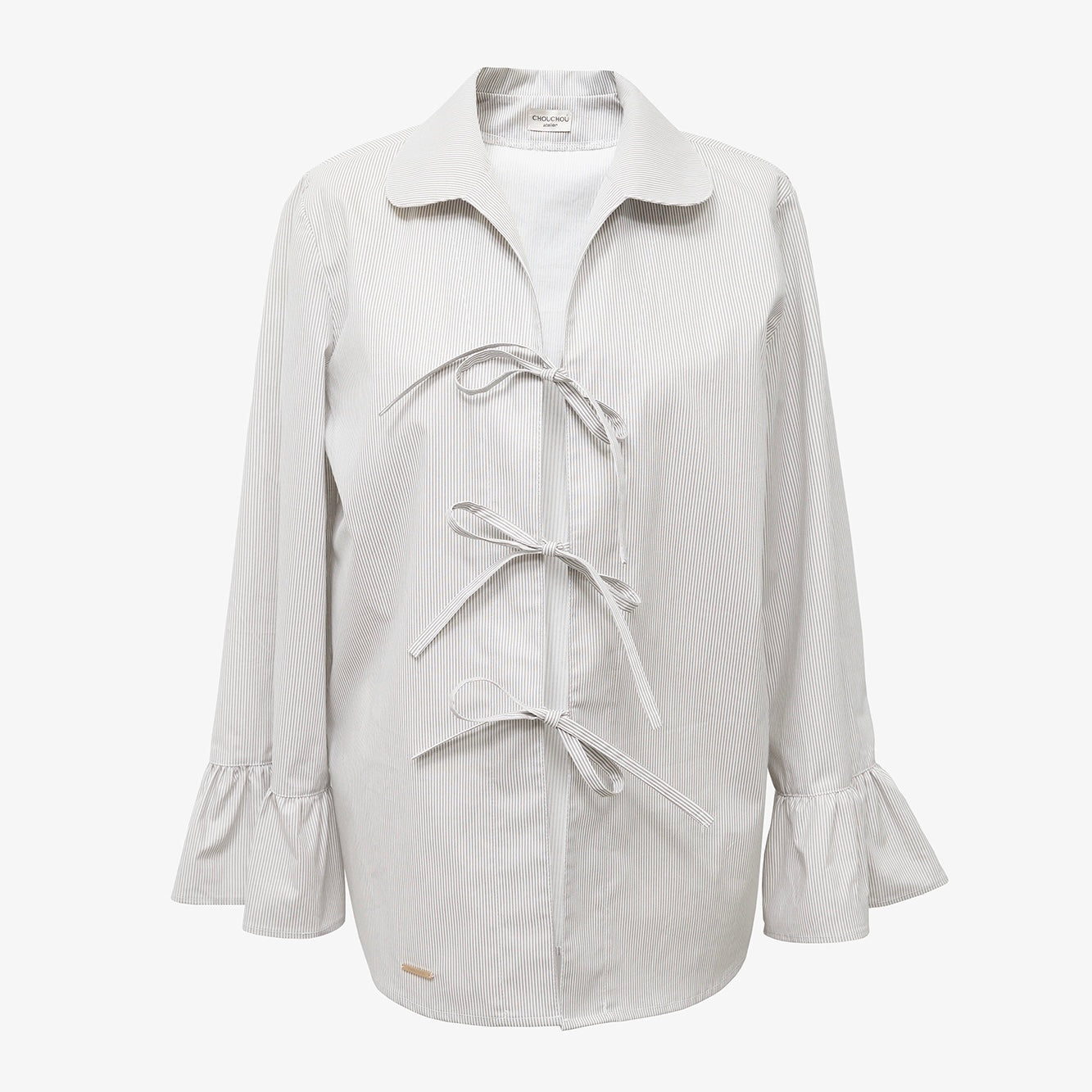 Women's pajama suit with piping/ruffles, CHOUCHOÚ®
