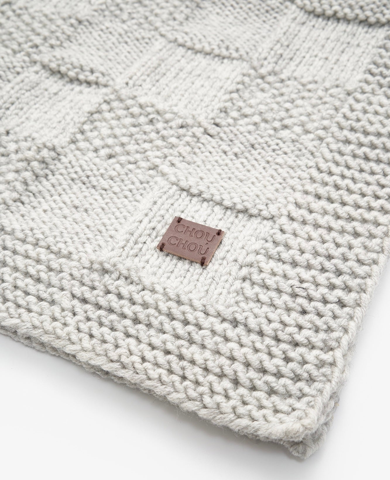 Dog blanket "Chess" beige S, CHOUCHOÚ