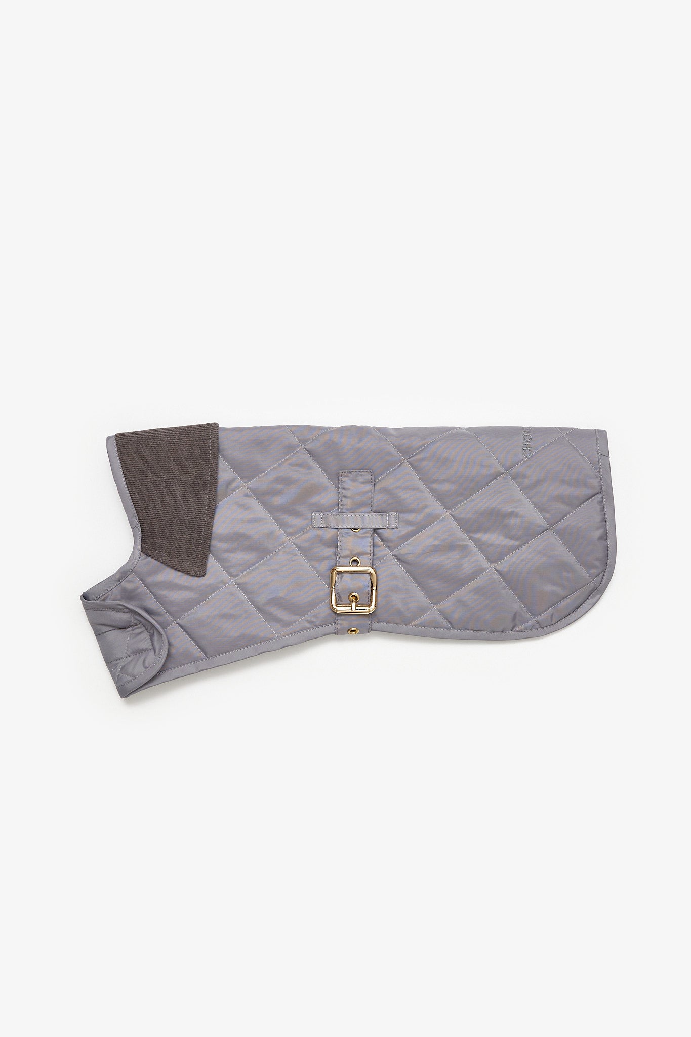 Quilted Waterproof Dog Coat in Grey-Blue – Premium Lightweight Outerwear | CHOUCHOÚ®