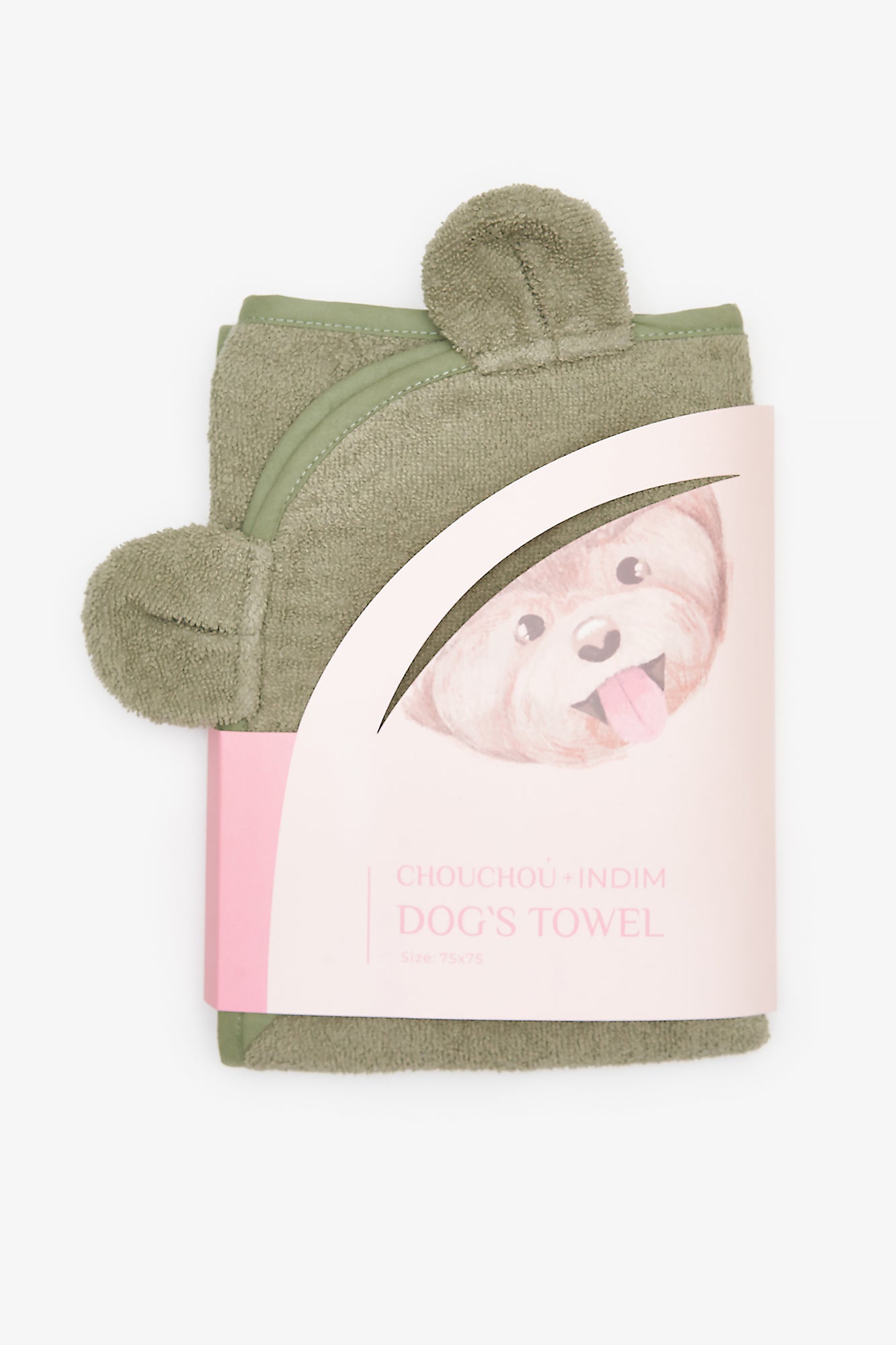 Beige cotton towel for dogs, CHOUCHOÚ®