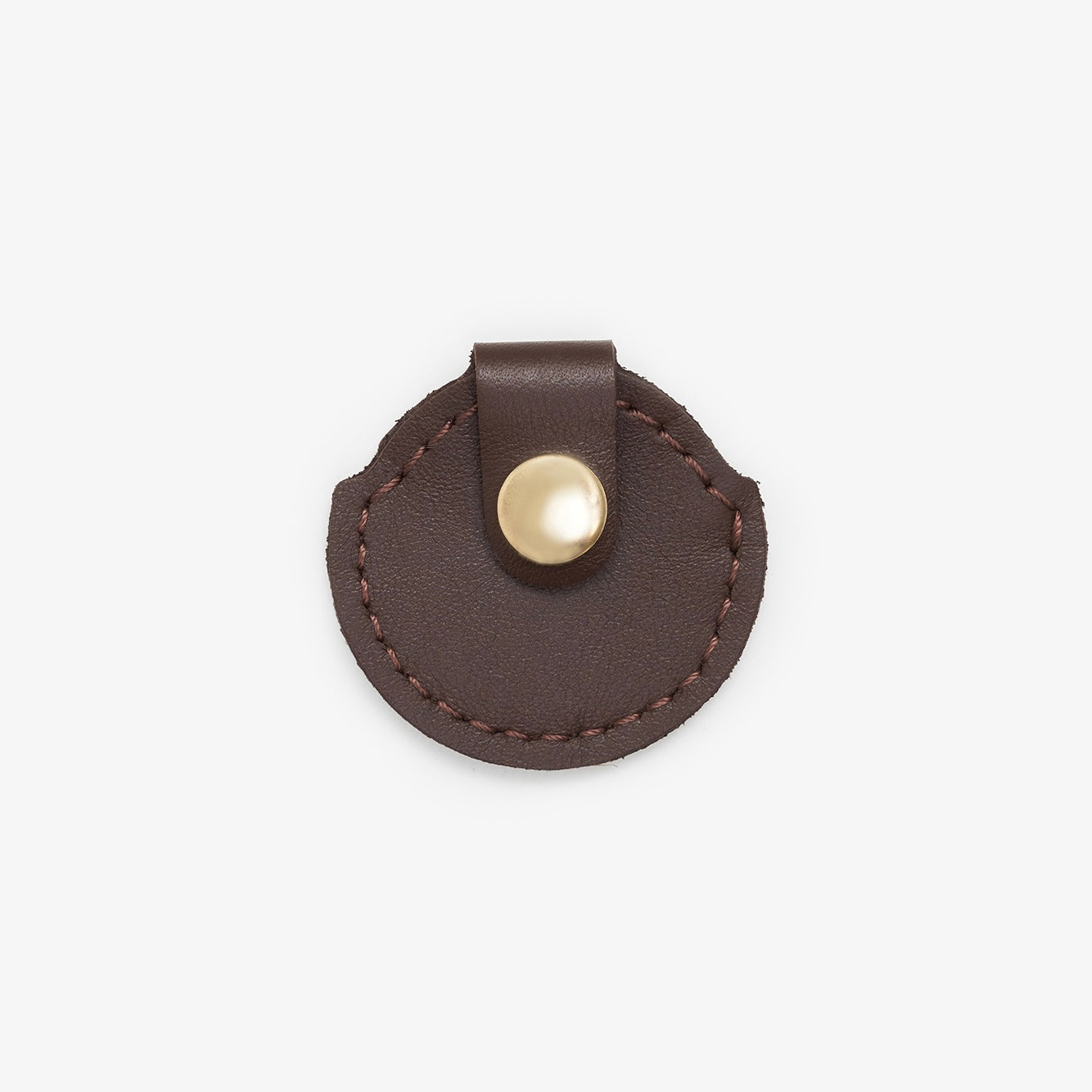 Leather holder for dogs "Classy" for AirTag, red, CHOUCHOÚ