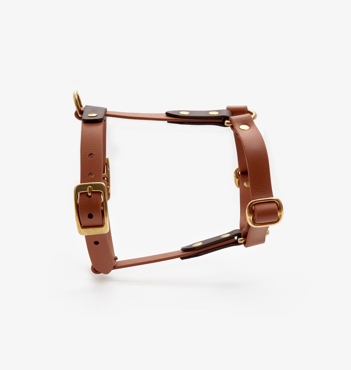 Waterproof BioThane® Dog Harness – Beta Collection, Light Brown & Dark Brown | CHOUCHOÚ®