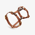Charger l'image dans la visionneuse de la galerie, Waterproof BioThane® Dog Harness – Beta Collection, Light Brown & Dark Brown | CHOUCHOÚ®
