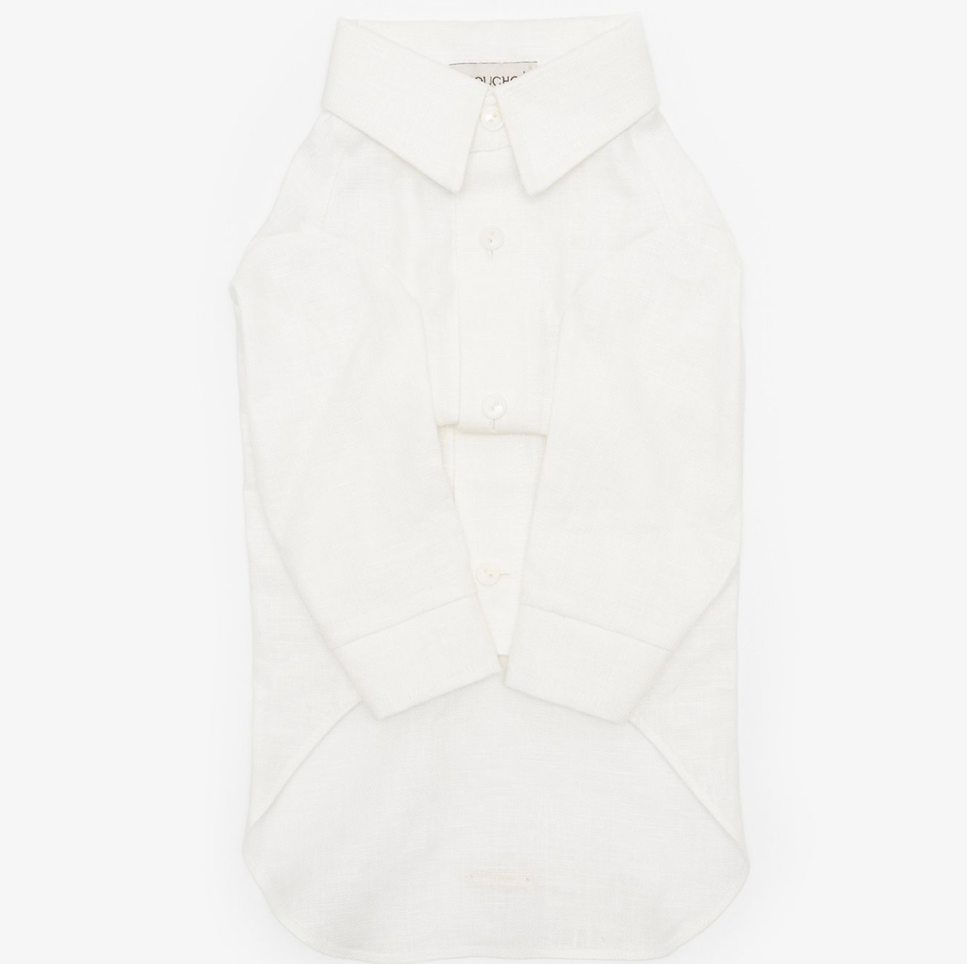 Linen shirt for dogs, white, XXS, CHOUCHOÚ