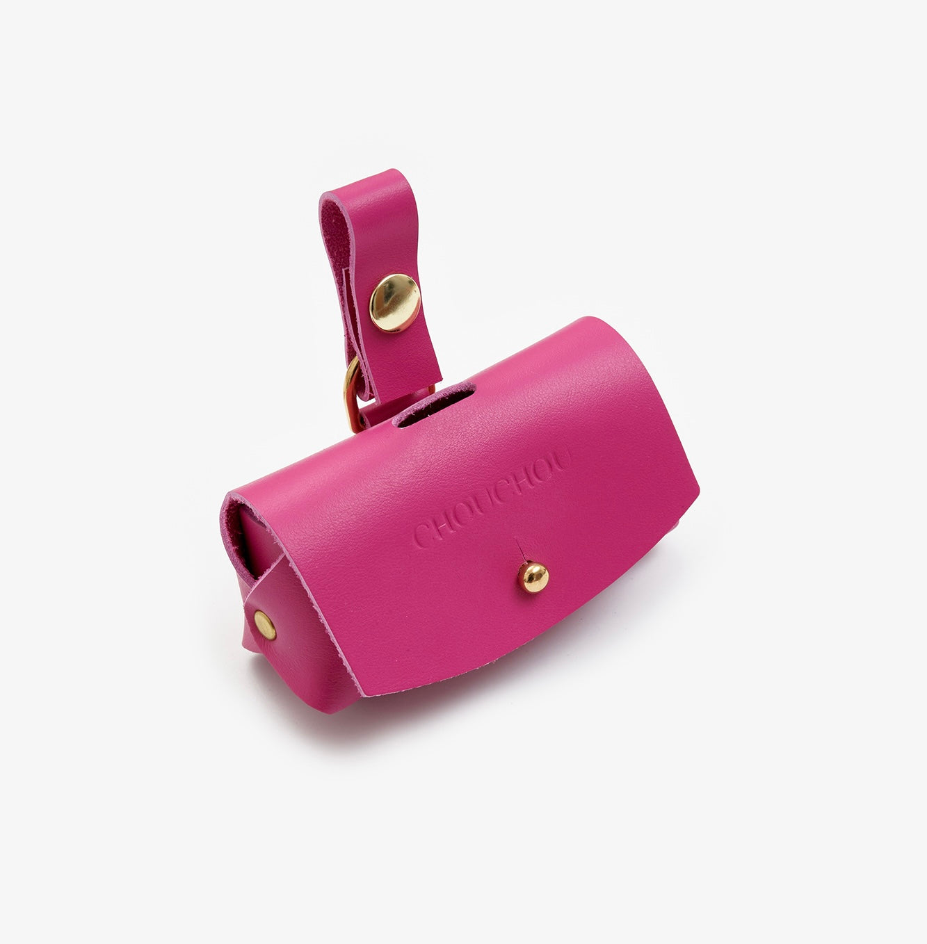 Leather Dog Poop Bag Holder — Classy Collection, Blue | CHOUCHOÚ®