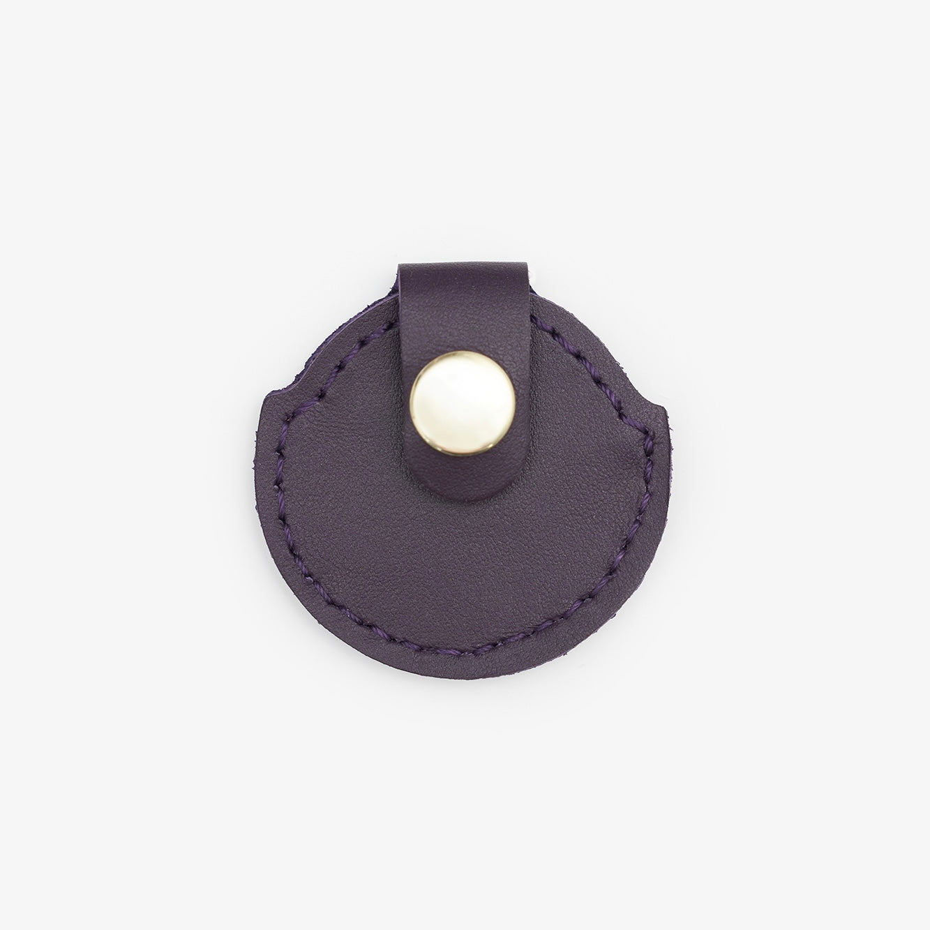 Leather holder for dogs "Classy" for AirTag, red, CHOUCHOÚ