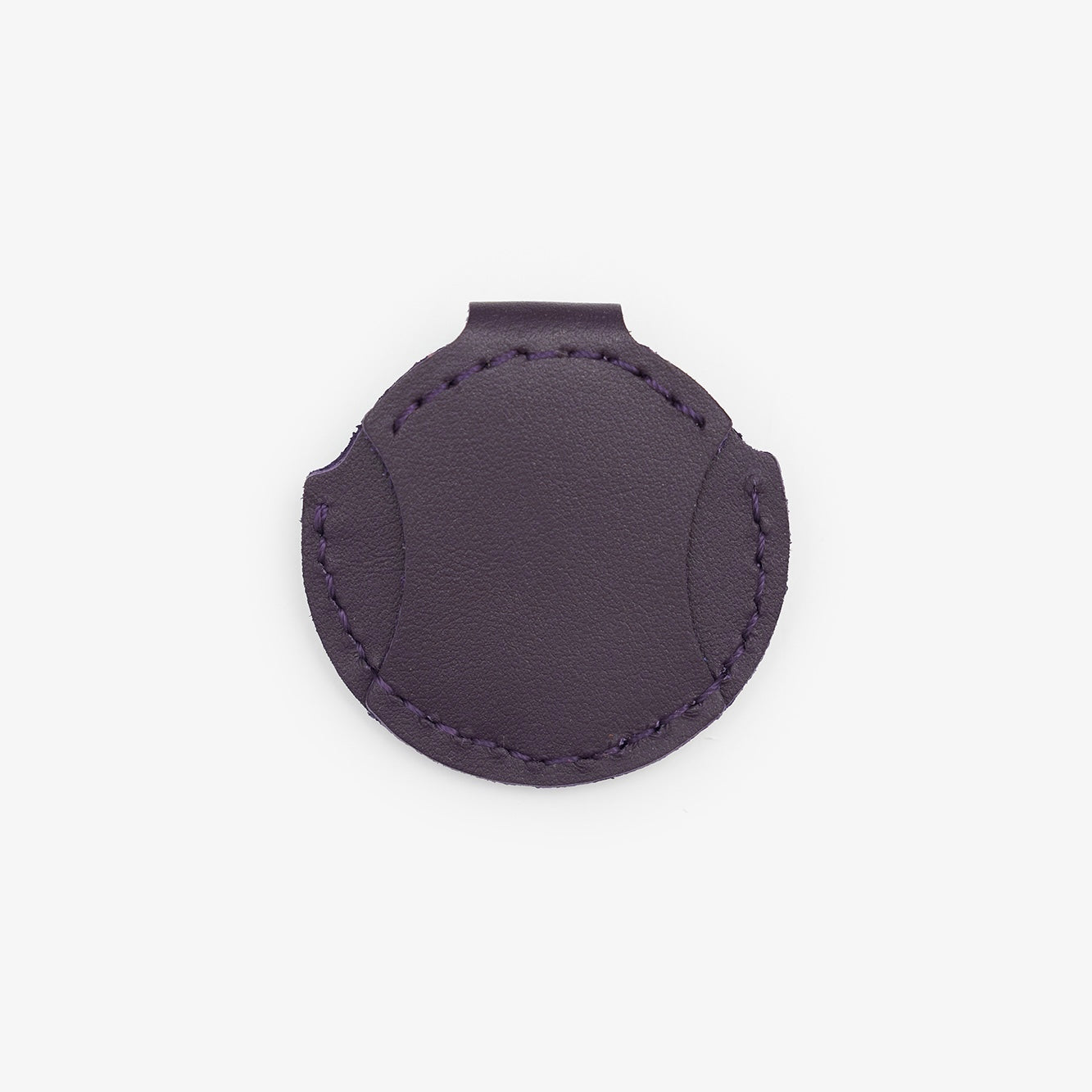 Leather holder for dogs "Classy" for AirTag, red, CHOUCHOÚ