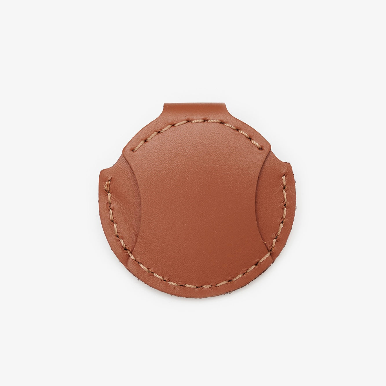 Leather holder for dogs "Classy" for AirTag, red, CHOUCHOÚ