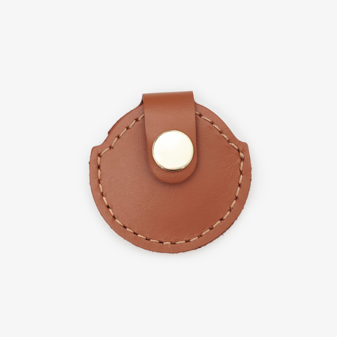 Leather holder for dogs "Classy" for AirTag, red, CHOUCHOÚ
