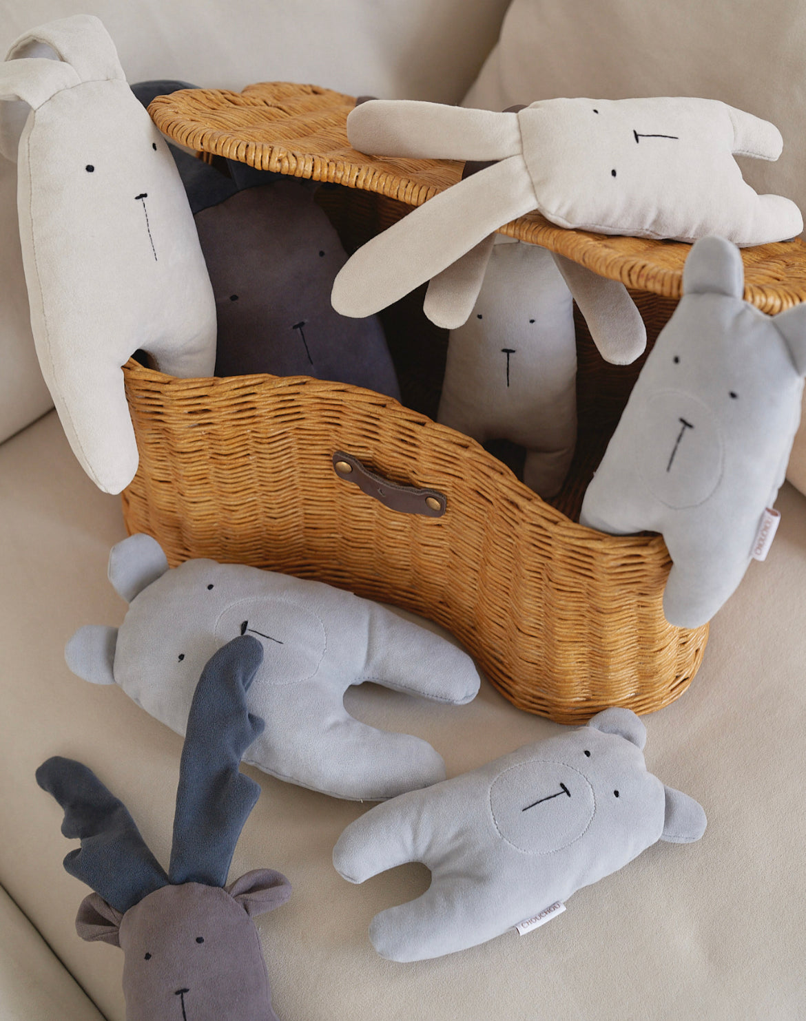 Soft toy for dogs "Olaf" moose calf with rustling sound in the ears S, CHOUCHOÚ